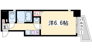 エステムコート神戸県庁前の物件間取画像